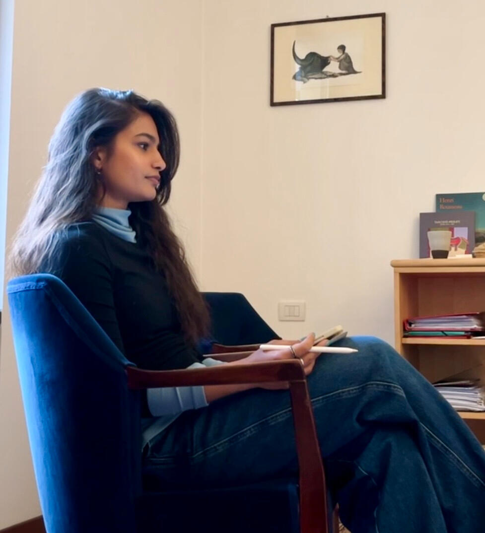 Logo Contact Aditi Chauhan, an English-speaking psychologist in Italy, to book an online or in-person therapy session for expats and multicultural individuals. Contatta Aditi Chauhan, psicologa che offre terapia online e in studio per expat e famiglie internazi